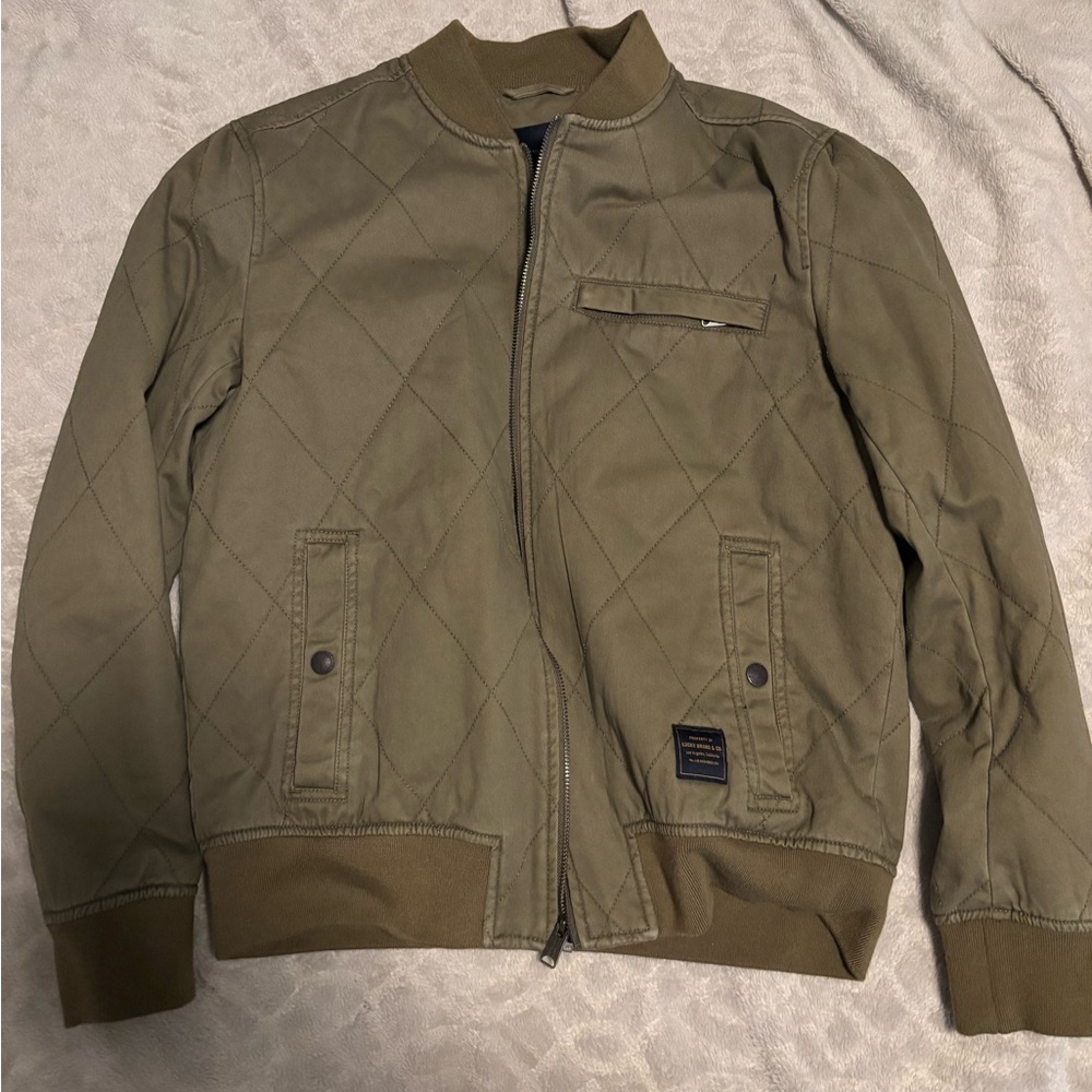 Men's Lucky Brand Olive Quilted Jacket